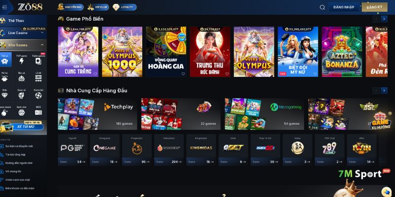 Cập nhật trò chơi chất lượng tại trang web ZO88
