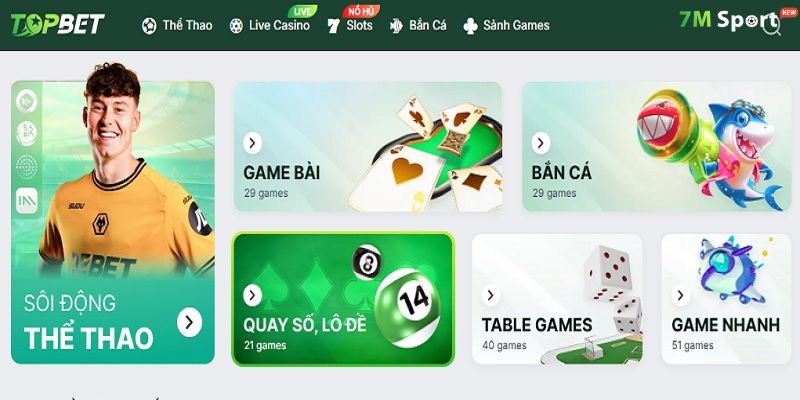 Cổng game sở hữu kho trò chơi đa dạng thể loại với chất lượng đẳng cấp