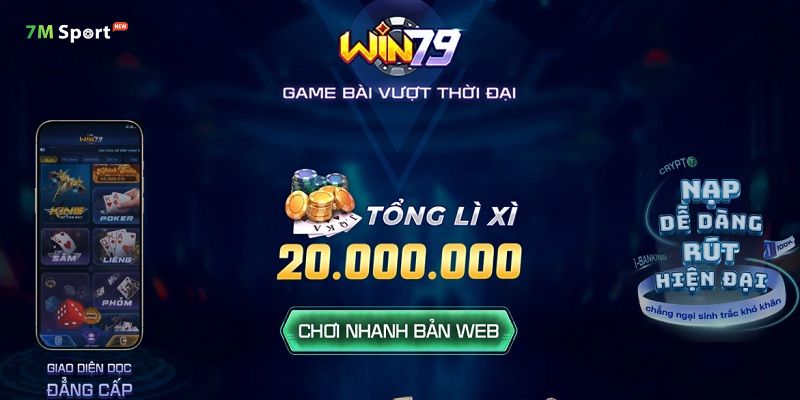 Nhà cái WIN79 tự tin sở hữu đa dạng các ưu điểm vượt trội