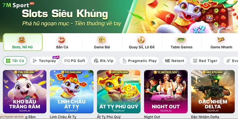 Slot game luôn mang đến cho người chơi nhiều giải thưởng lớn bất ngờ